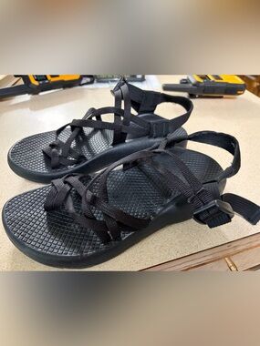 Chaco Black Strappy Outdoor Sandals